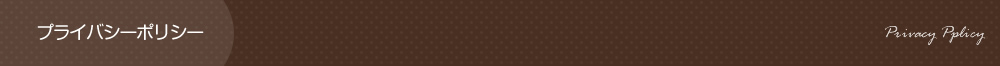 プライバシーポリシー